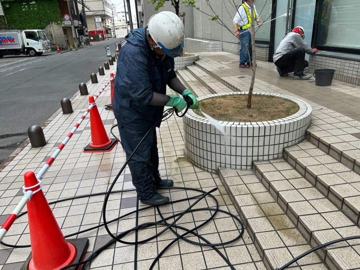 某テナントビル外壁洗浄工事｜福島市 | 外壁工事