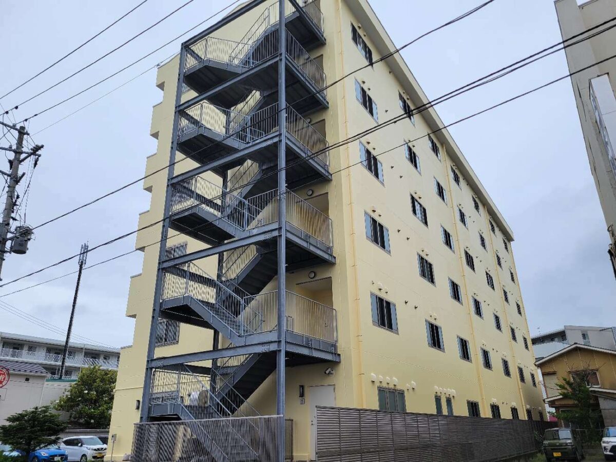 高齢者住宅ALC外壁雨漏り修繕_施工後全景②